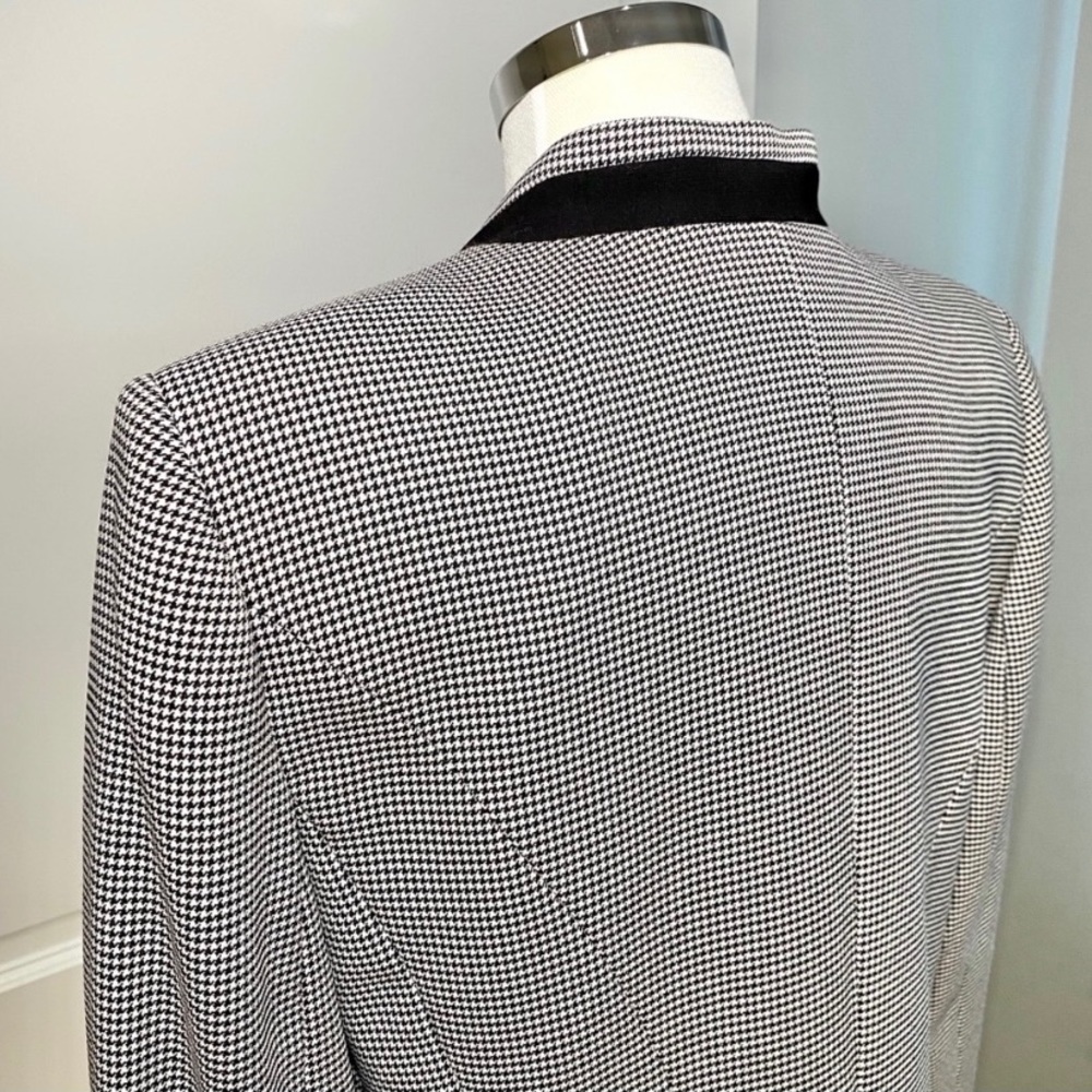 NEW Houndstooth Tahari Arthur S. Levine Blazer Size 16 - Picture 4 of 7